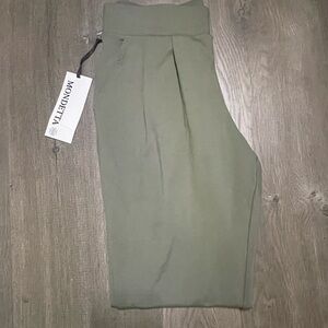 Monetta Olive Green Knit Pants